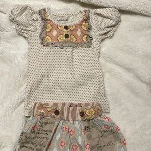 Mustard Pie short set